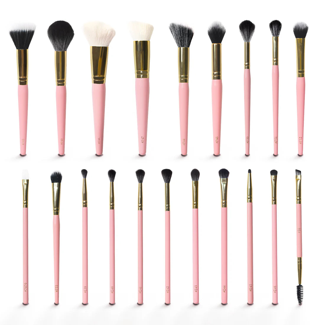 P.LOUISE NOT STICKING TO THE SCRIPT MAKEUP 20-PIECE BRUSH SET