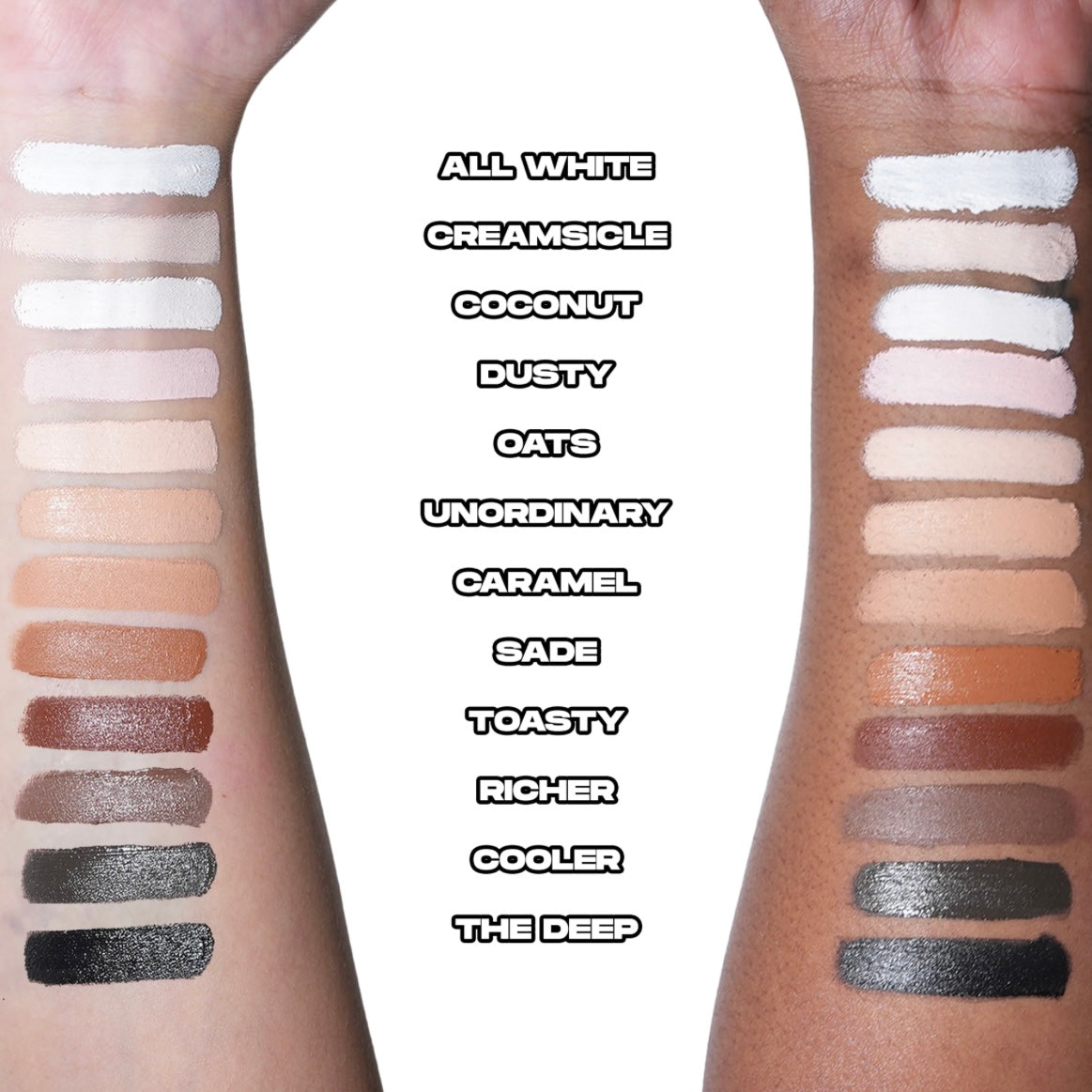 MADE BY MITCHELL COLOUR CASE COSMETIC PAINT PALETTE - THE ESSENTIALS
